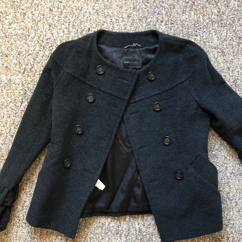 Black BCBGMAXAZRIA coat